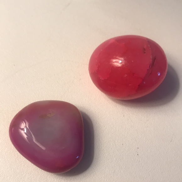 Pink agate set - Picture 5 of 6